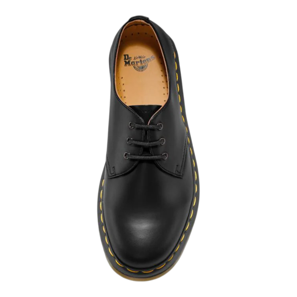 Dr. Martens 3 Eye Gibson Smooth Black נעלי יוניסקס