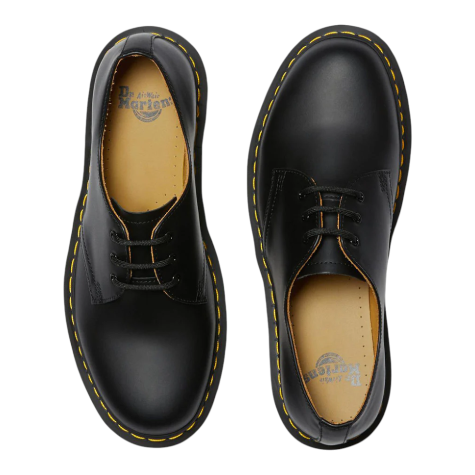 Dr. Martens 3 Eye Gibson Smooth Black נעלי יוניסקס