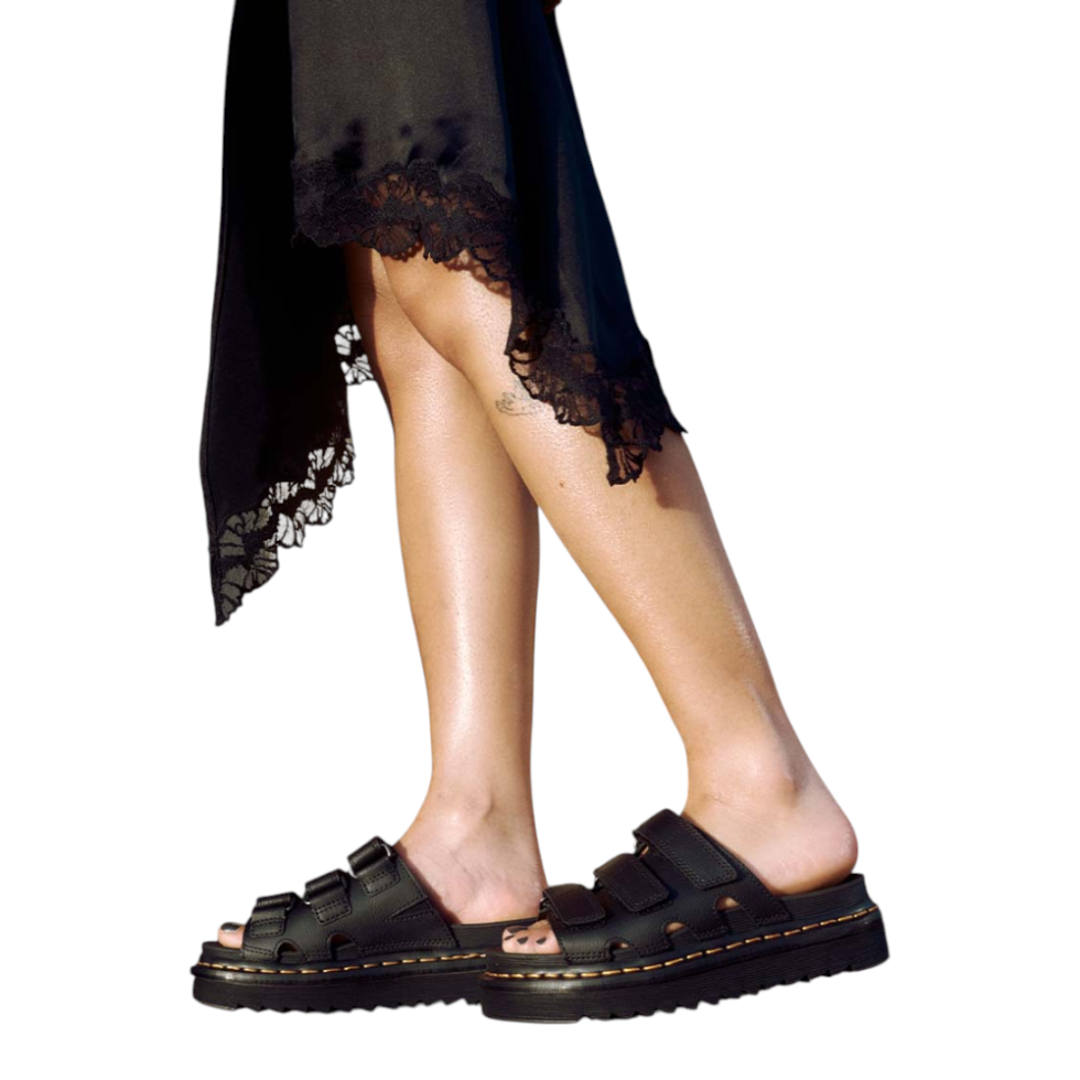 Dr. Martens Raine Slide Black כפכפי נשים