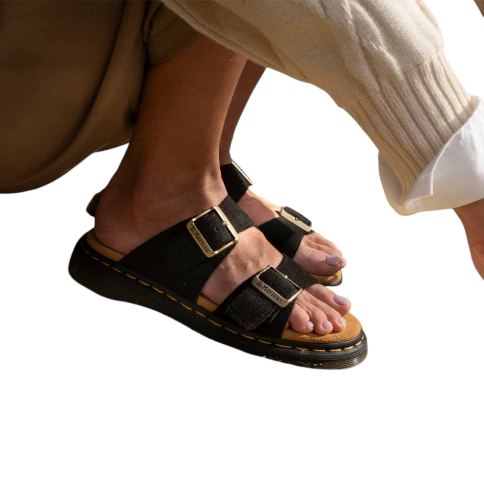 Dr. Martens Josef Slide Black כפכפי יוניסקס