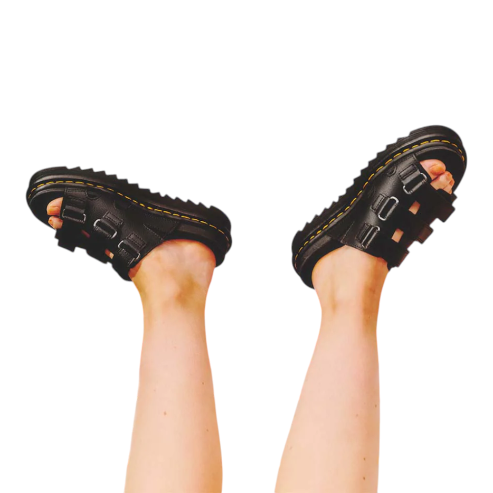 Dr. Martens Raine Slide Black כפכפי נשים
