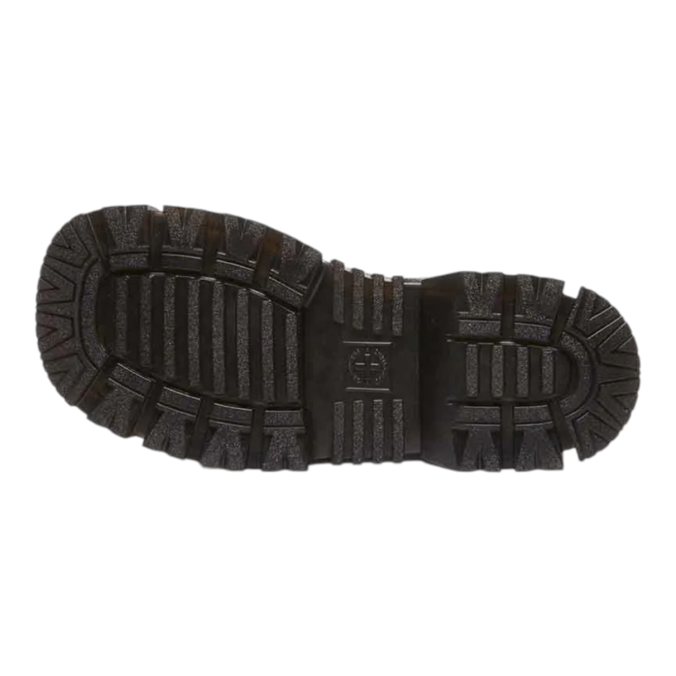 Dr. Martens סנדלי פלטפורמה שחורים לנשים – שלוש רצועות