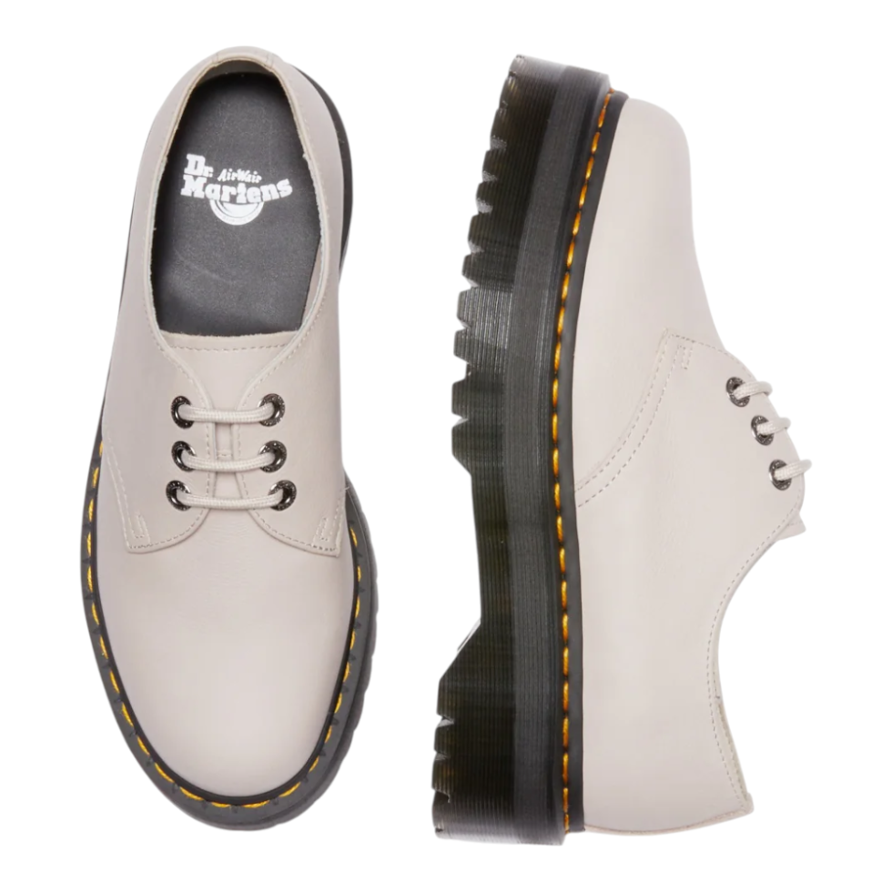 Dr. Martens 1461 Quad 3 Eye Shoe Polished Smooth Black נעלי יוניסקס