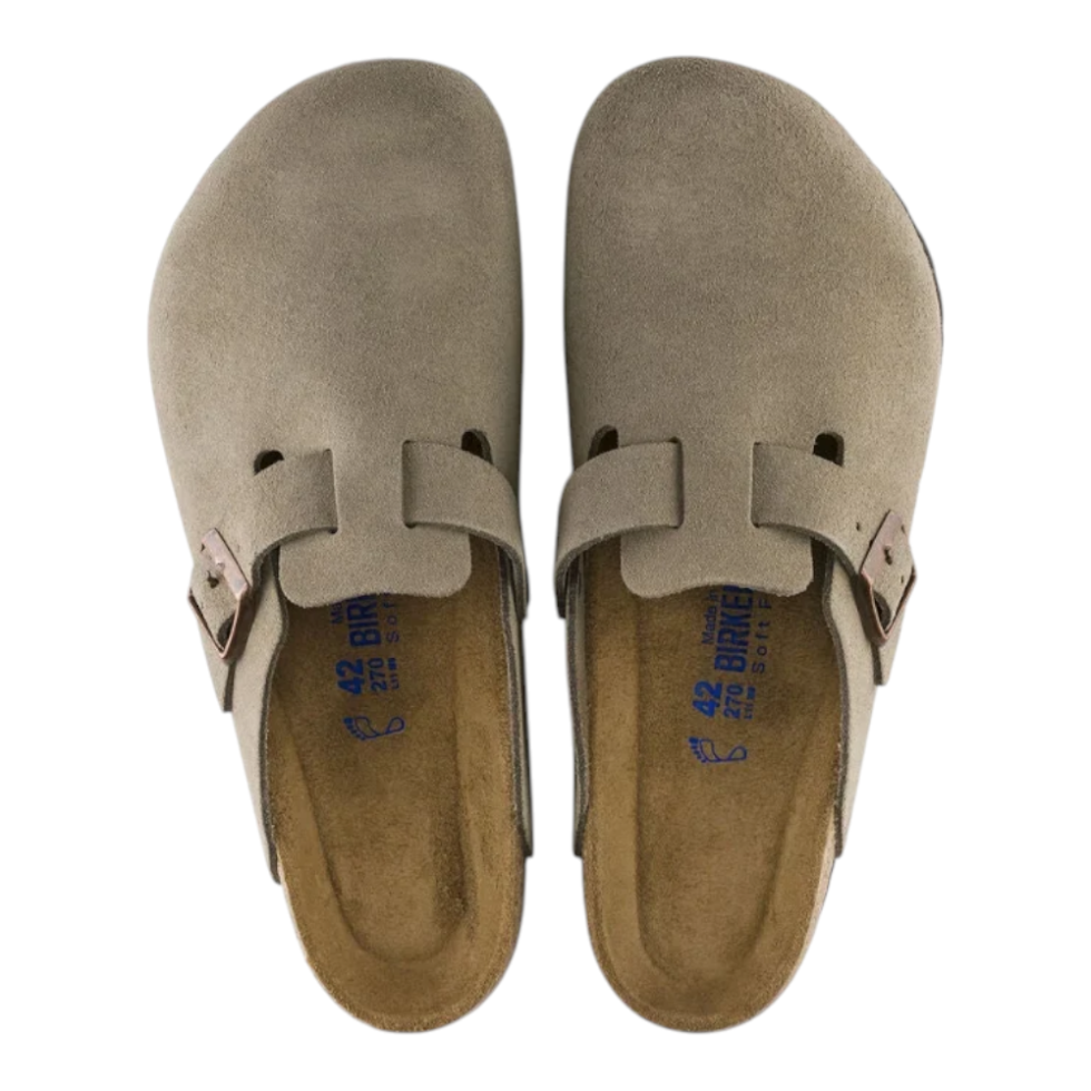 כפכפי Birkenstock Boston Taupe – נוחות קלאסית לגברים ולנשים