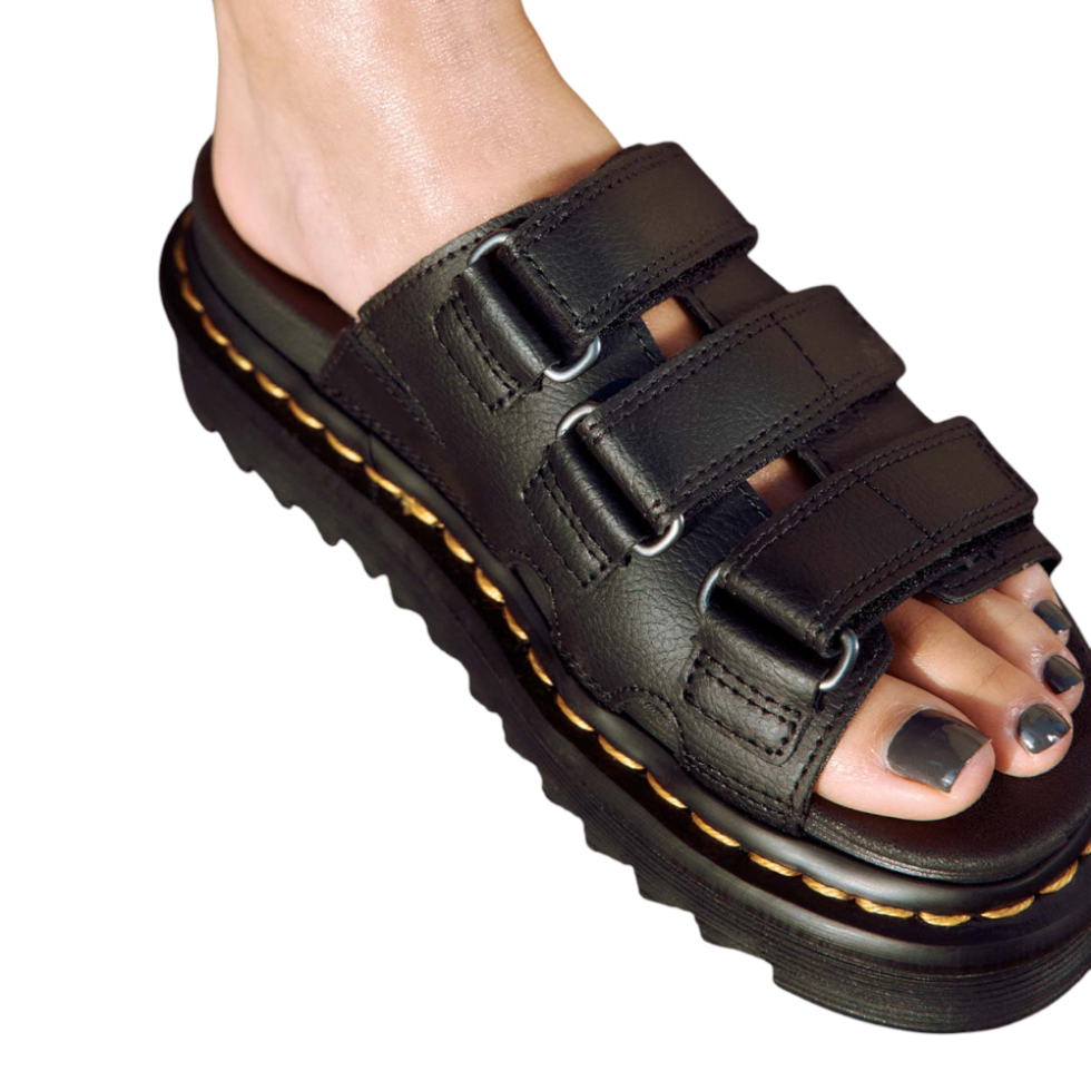 Dr. Martens Raine Slide Black כפכפי נשים