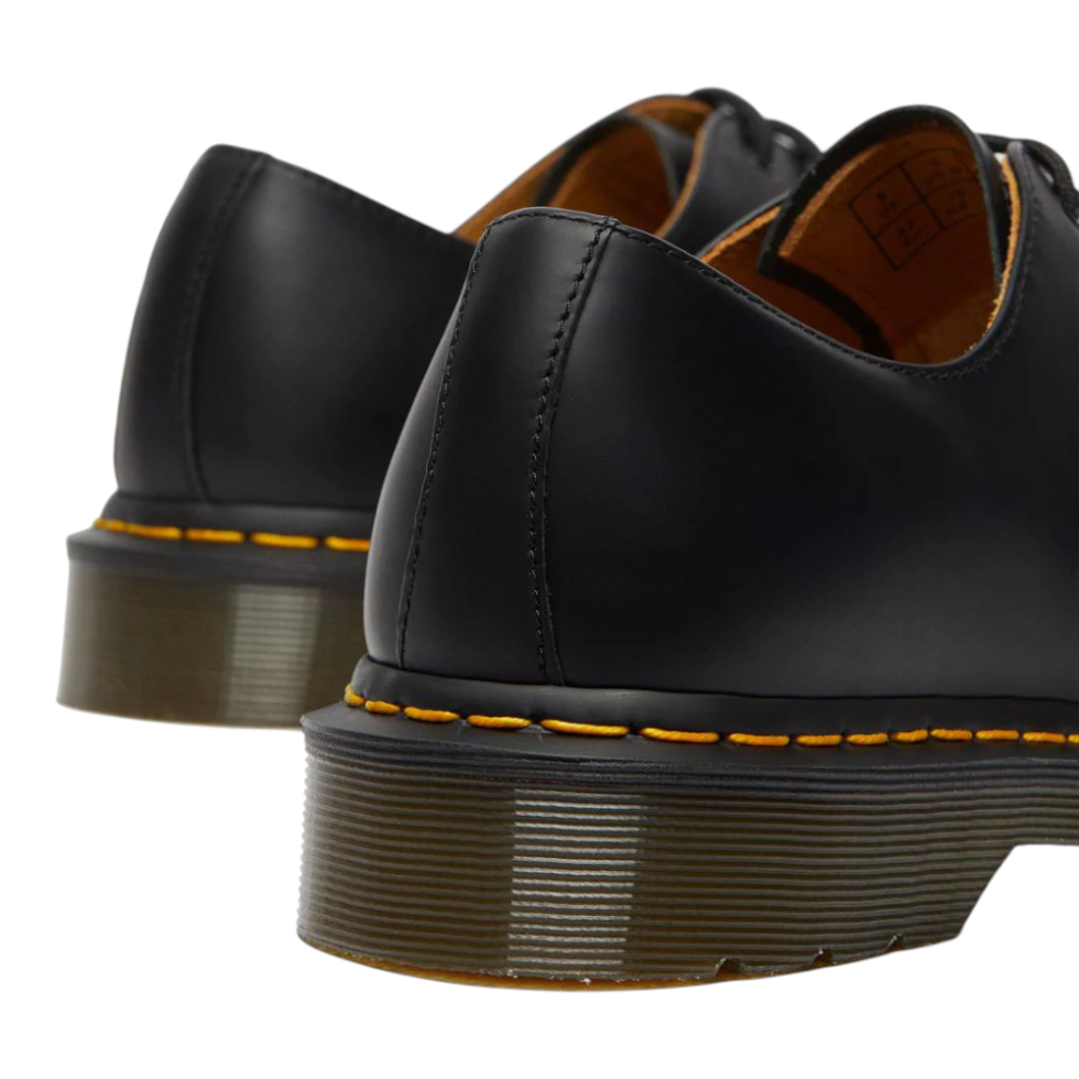 Dr. Martens 3 Eye Gibson Smooth Black נעלי יוניסקס