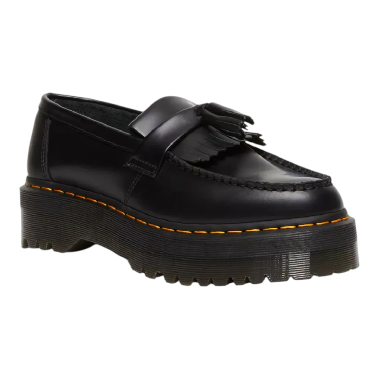 Dr. Martens Adrian Quad Black נעלי לופר פלטפורמה